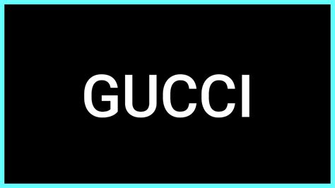 pronunciation of gucci|gucci slang term.